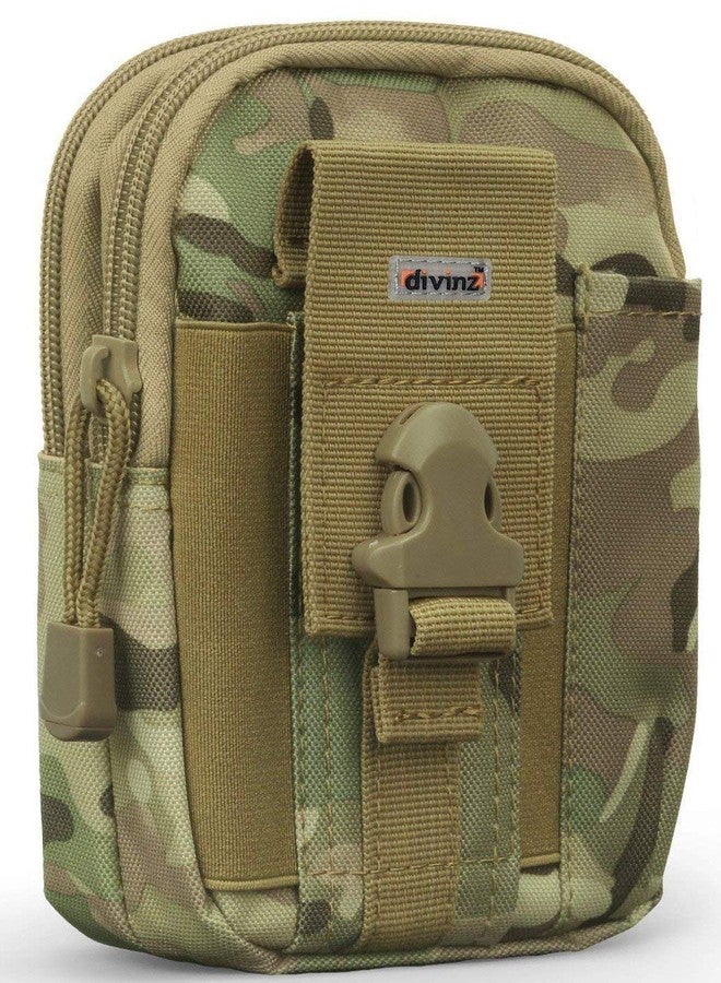 SUKHAD Water Resistant Waist Belt Pouch, Sport Carry Pouch for Phone and Small Accessories, 7 X 4.8 X 2 Inch, CP(Camel Print) - Image 4